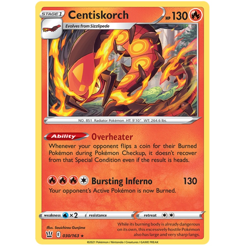 Centiskorch (030/163) [Sword & Shield: Battle Styles]
