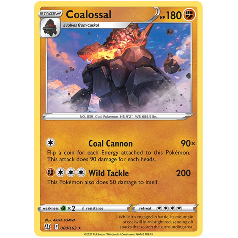 Coalossal (080/163) [Sword & Shield: Battle Styles]