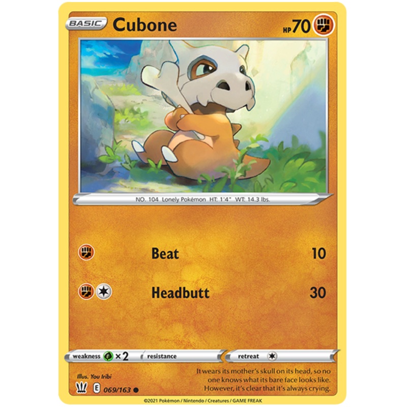 Cubone (069/163) [Sword & Shield: Battle Styles]