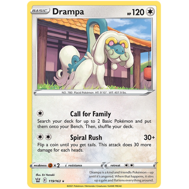 Drampa (119/163) [Sword & Shield: Battle Styles]