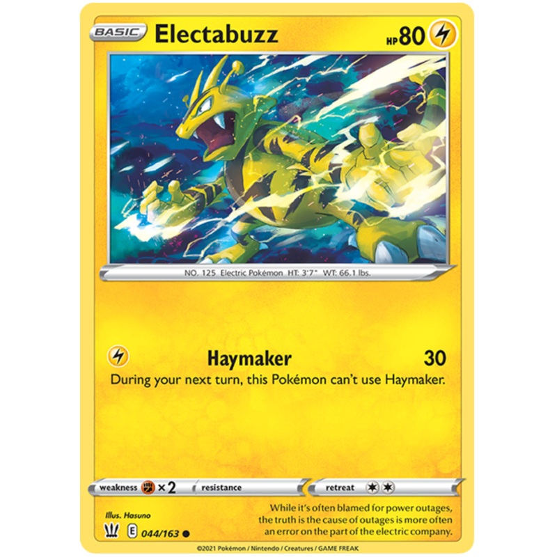 Electabuzz (044/163) [Sword & Shield: Battle Styles]