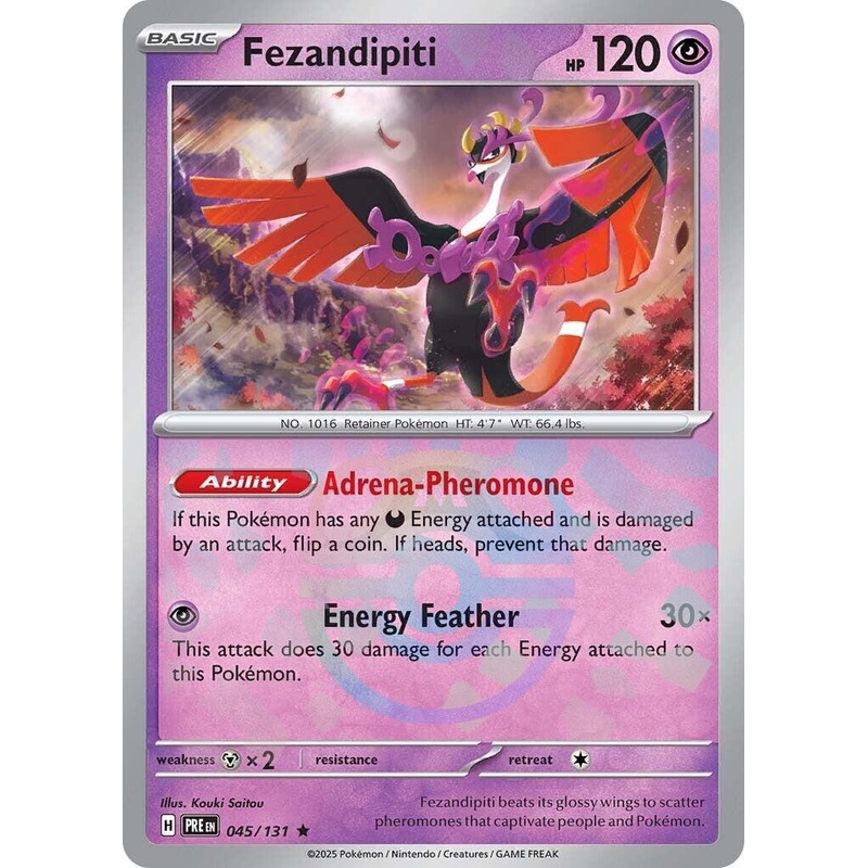 Fezandipiti (045/131) (Master Ball Pattern) [Scarlet & Violet: Prismatic Evolutions]