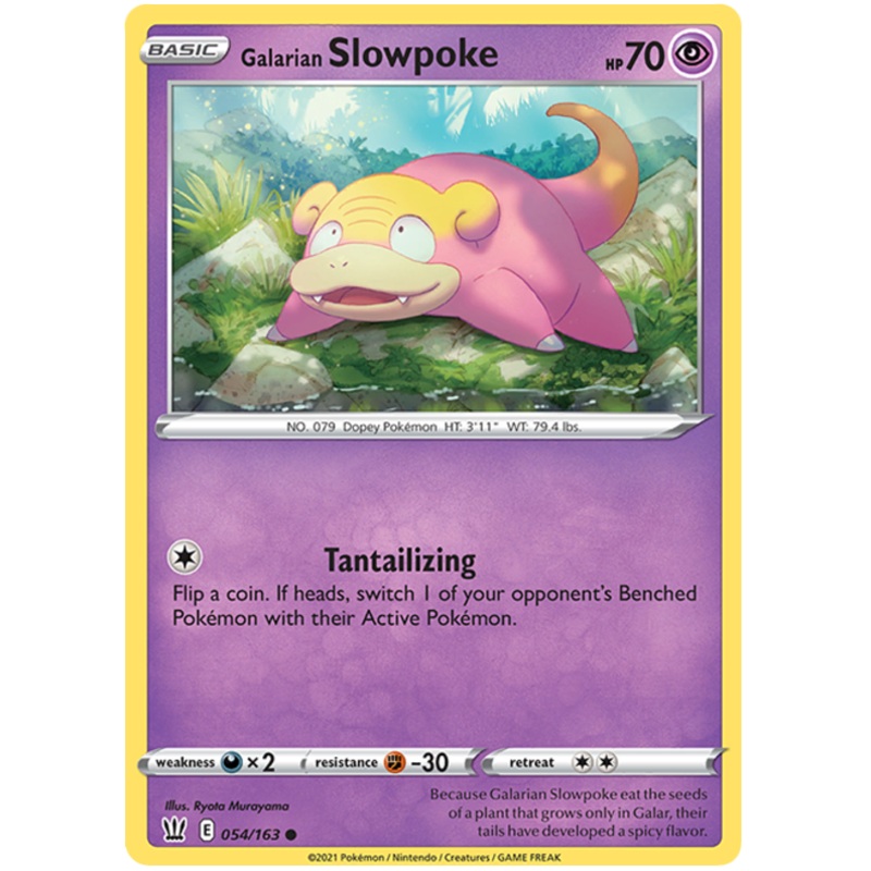 Galarian Slowpoke (054/163) [Sword & Shield: Battle Styles]