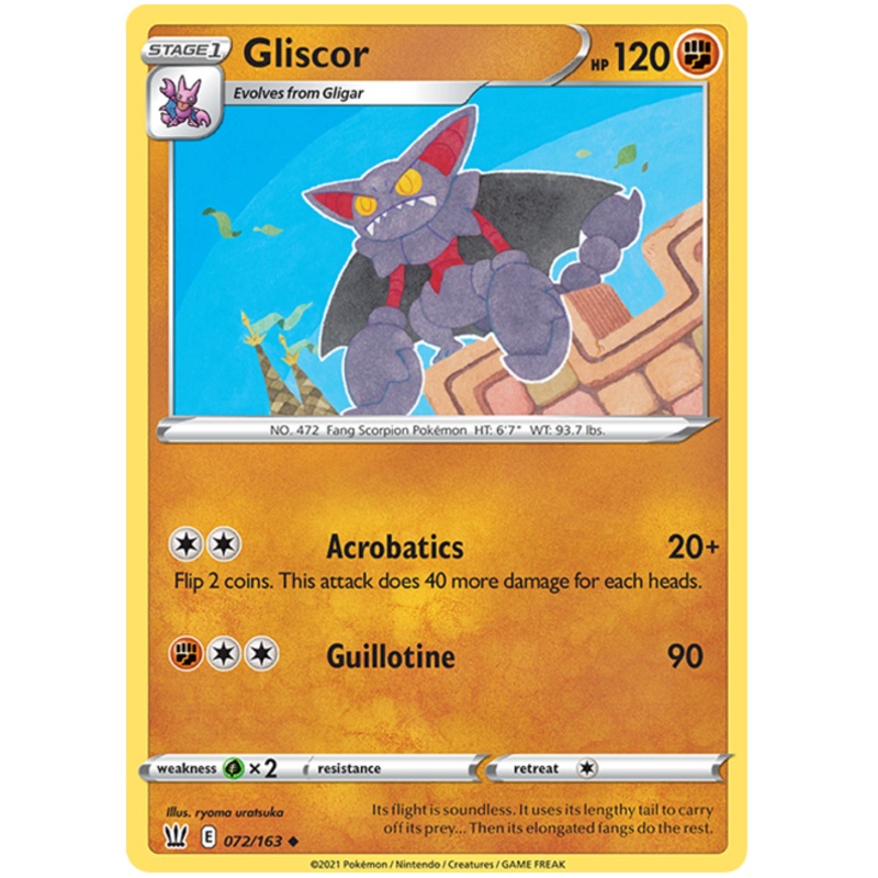 Gliscor (072/163) [Sword & Shield: Battle Styles]