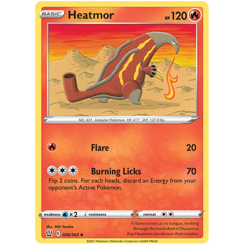 Heatmor (026/163) [Sword & Shield: Battle Styles]