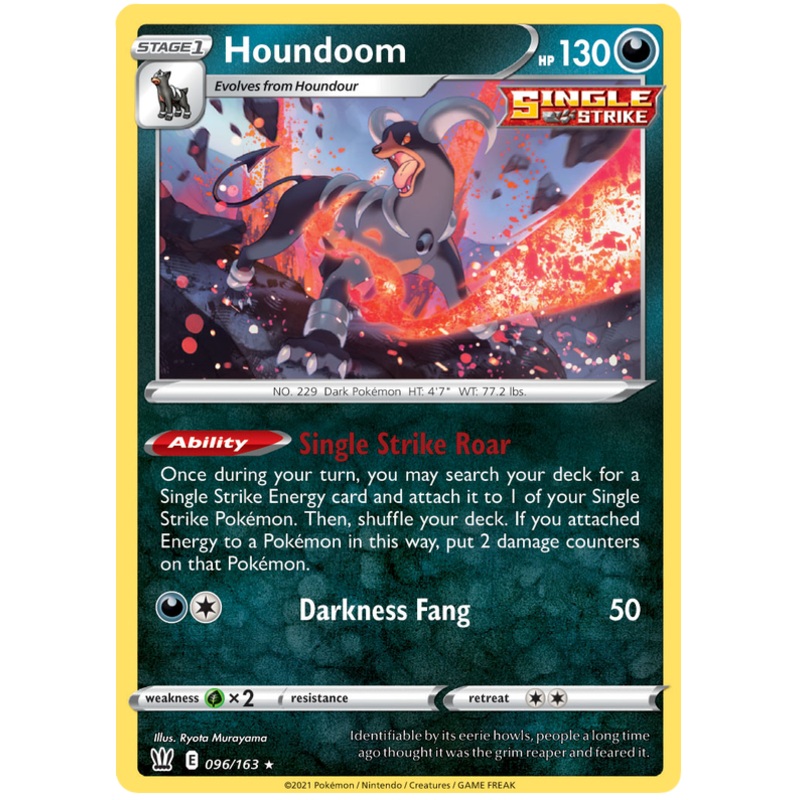 Houndoom (096/163) [Sword & Shield: Battle Styles]