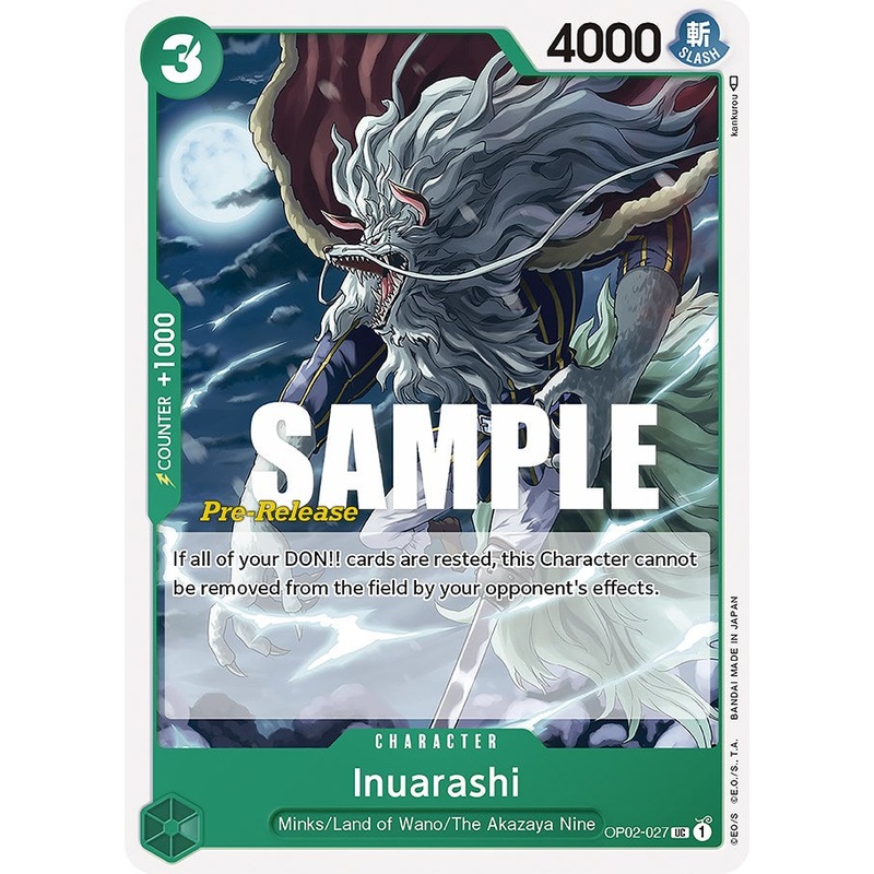 Inuarashi [Paramount War Pre-Release Cards]