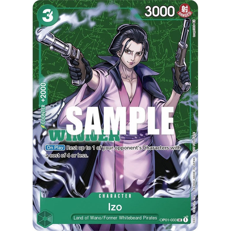 Izo (Tournament Pack Vol. 2) [Winner] [One Piece Promotion Cards]