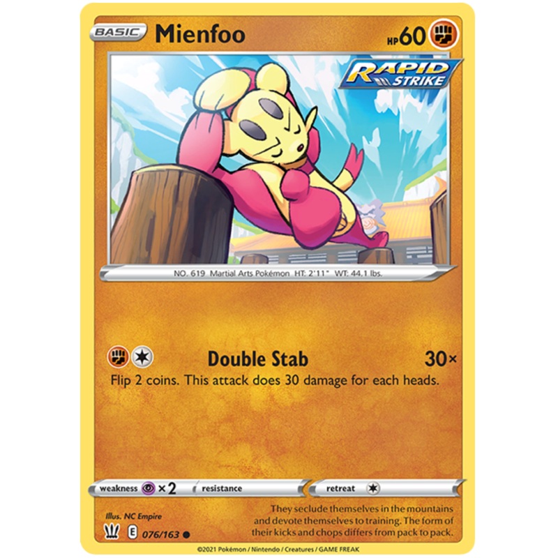 Mienfoo (076/163) [Sword & Shield: Battle Styles]