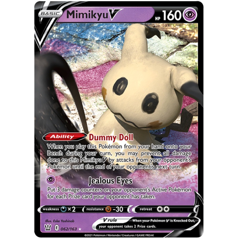 Mimikyu V (062/163) [Sword & Shield: Battle Styles]