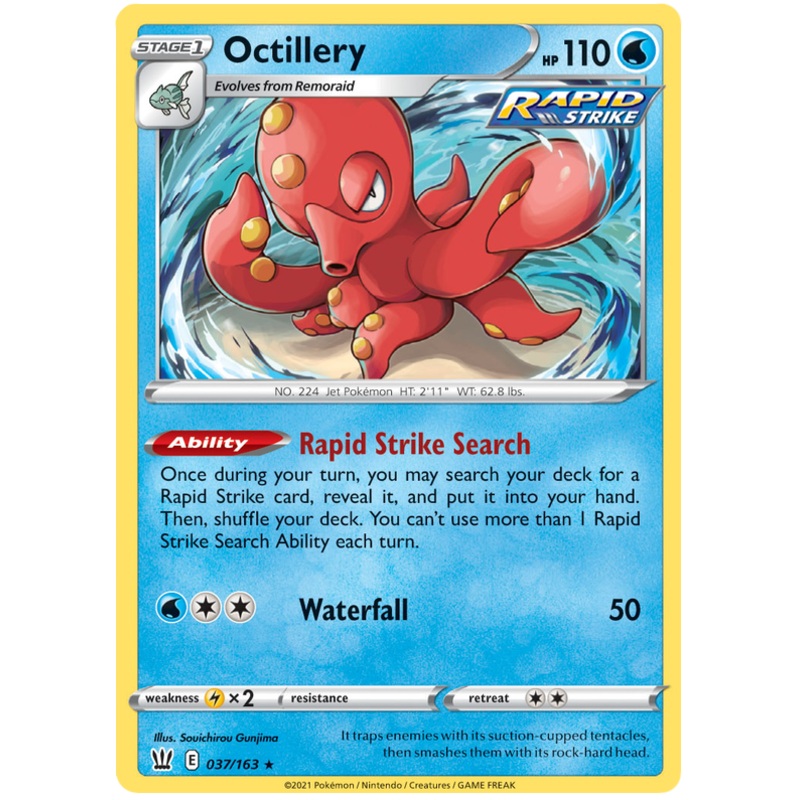 Octillery (037/163) [Sword & Shield: Battle Styles]
