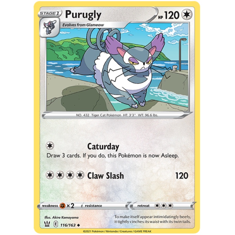 Purugly (116/163) [Sword & Shield: Battle Styles]