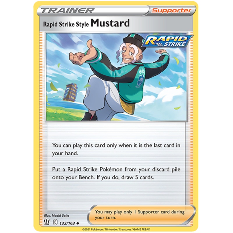 Rapid Strike Style Mustard (132/163) [Sword & Shield: Battle Styles]