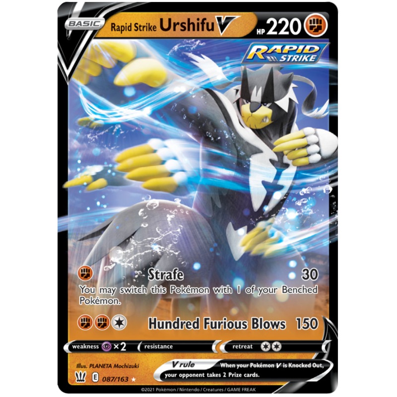 Rapid Strike Urshifu V (087/163) [Sword & Shield: Battle Styles]