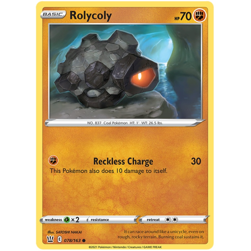 Rolycoly (078/163) [Sword & Shield: Battle Styles]