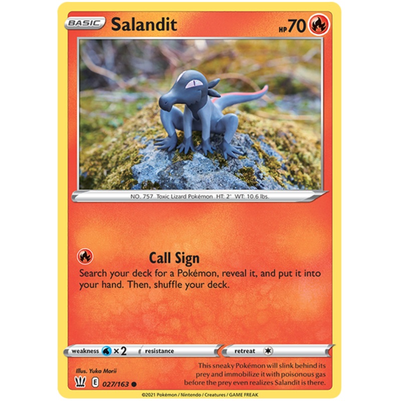 Salandit (027/163) [Sword & Shield: Battle Styles]