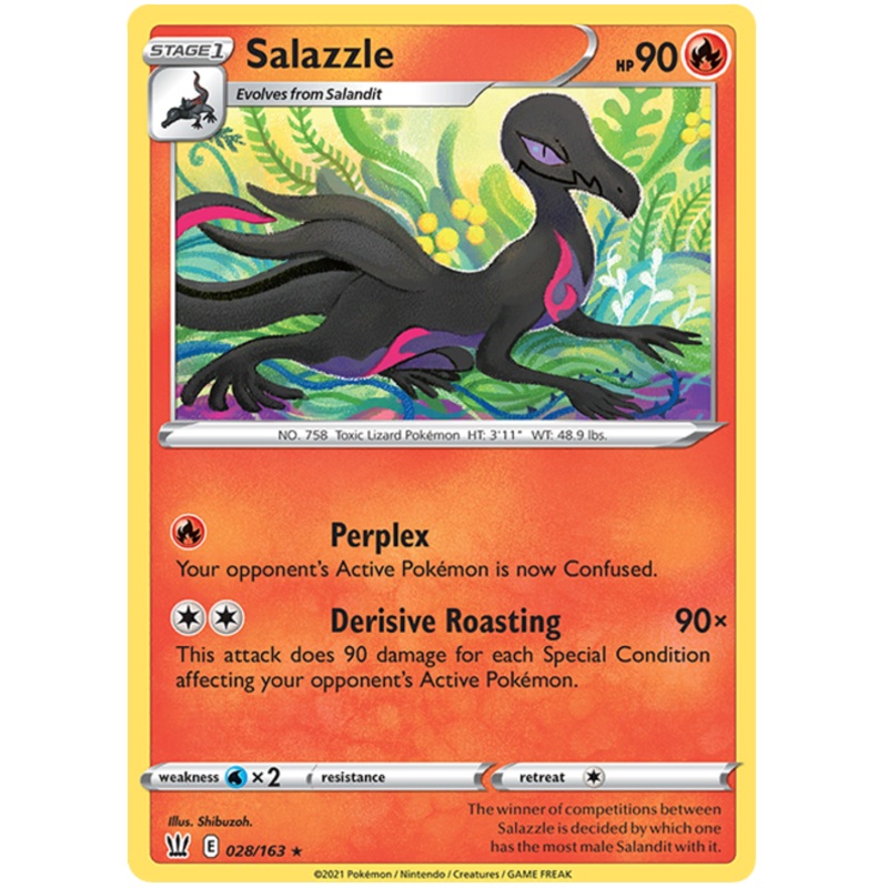 Salazzle (028/163) [Sword & Shield: Battle Styles]