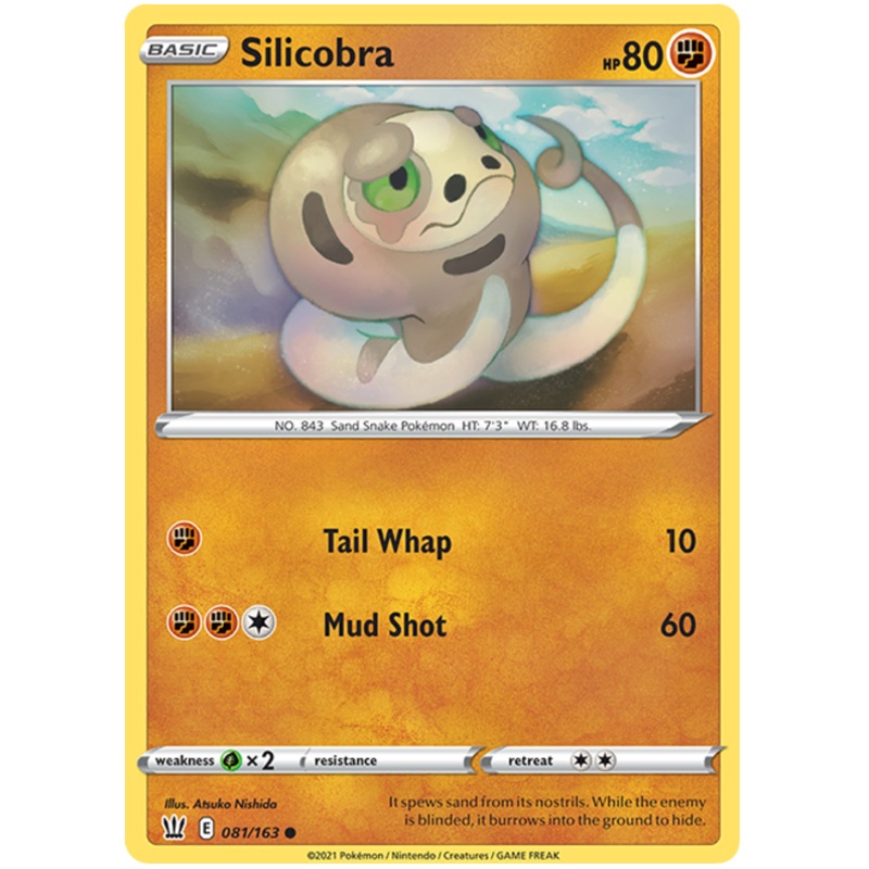 Silicobra (081/163) [Sword & Shield: Battle Styles]