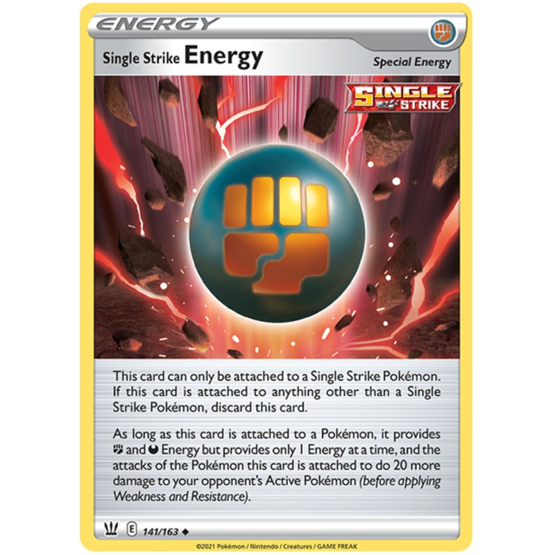 Single Strike Energy (141/163) [Sword & Shield: Battle Styles]