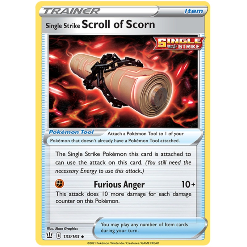 Single Strike Scroll of Scorn (133/163) [Sword & Shield: Battle Styles]