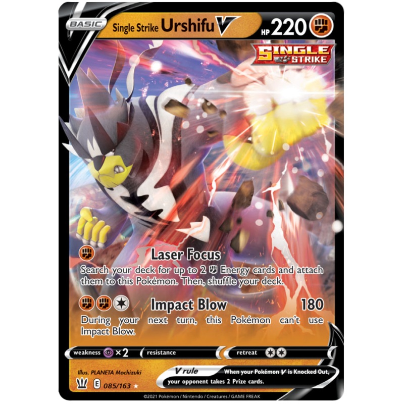 Single Strike Urshifu V (085/163) [Sword & Shield: Battle Styles]
