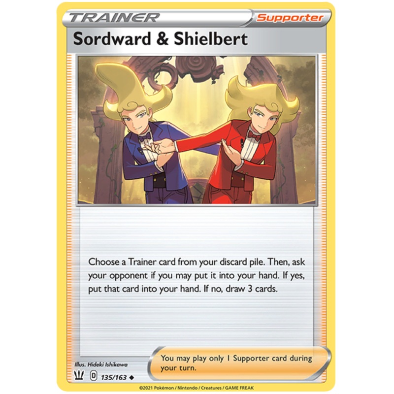 Sordward & Shielbert (135/163) [Sword & Shield: Battle Styles]
