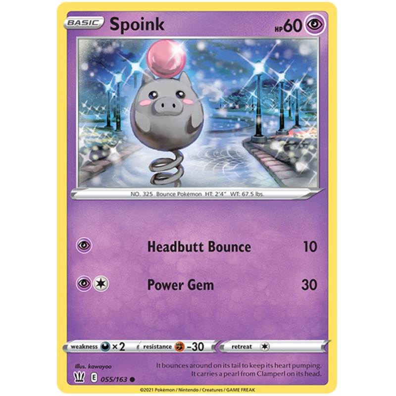 Spoink (055/163) [Sword & Shield: Battle Styles]