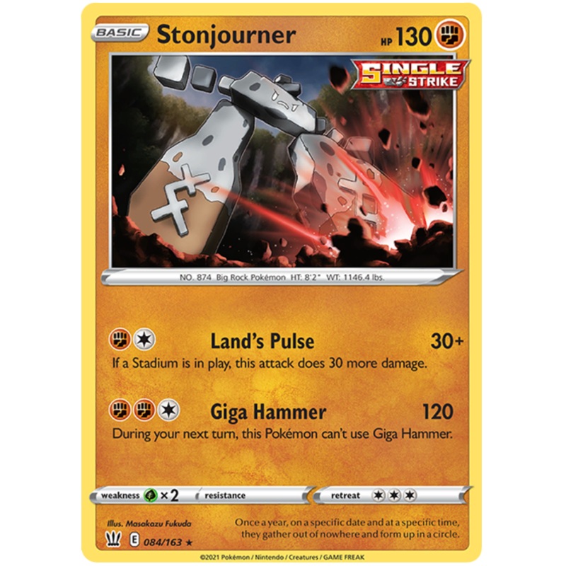 Stonjourner (084/163) [Sword & Shield: Battle Styles]