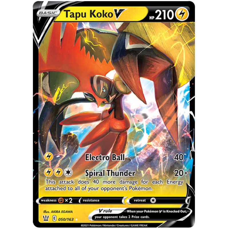Tapu Koko V (050/163) [Sword & Shield: Battle Styles]
