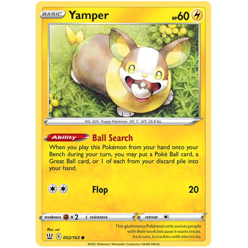 Yamper (052/163) [Sword & Shield: Battle Styles]