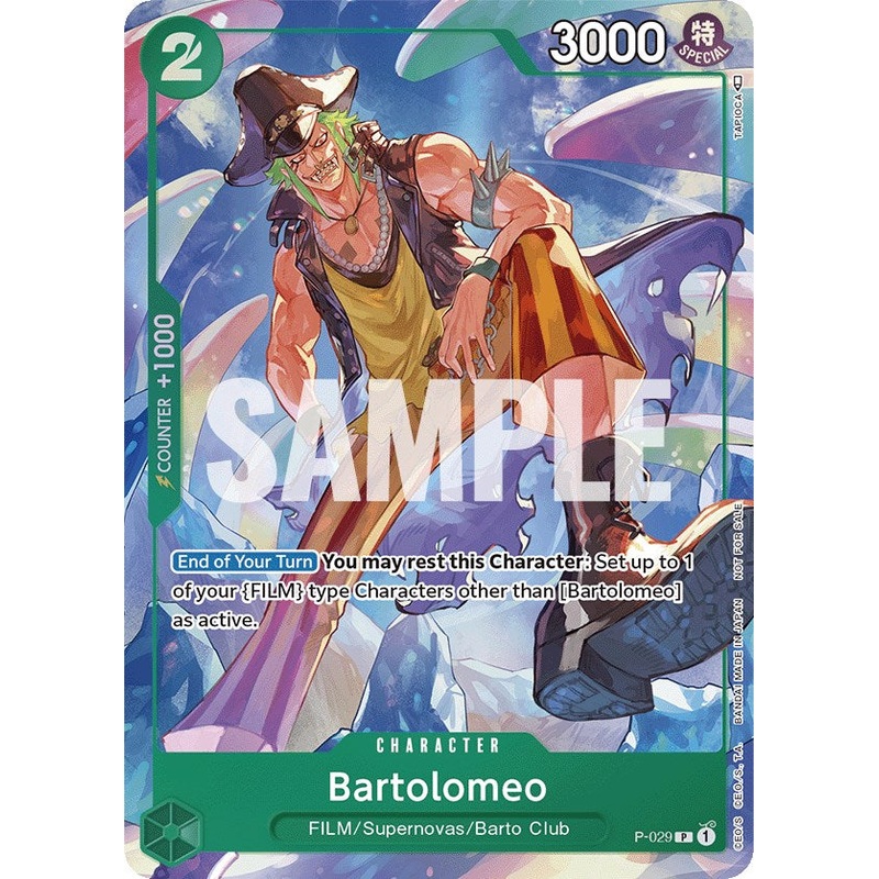 Bartolomeo (Event Pack Vol. 1) [One Piece Promotion Cards]