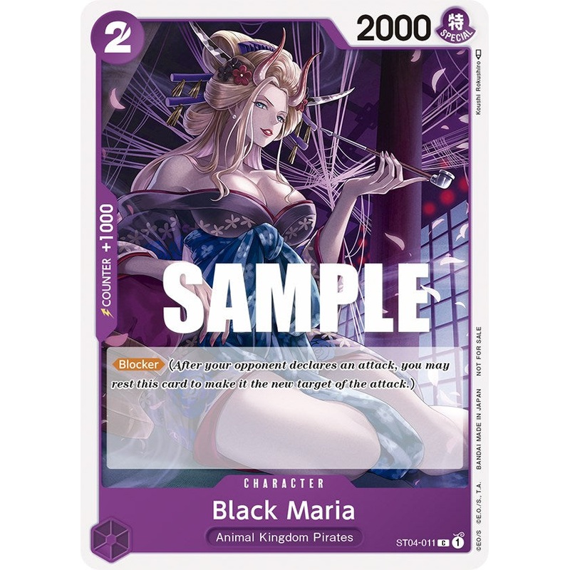 Black Maria (Tournament Pack Vol. 2) [One Piece Promotion Cards]
