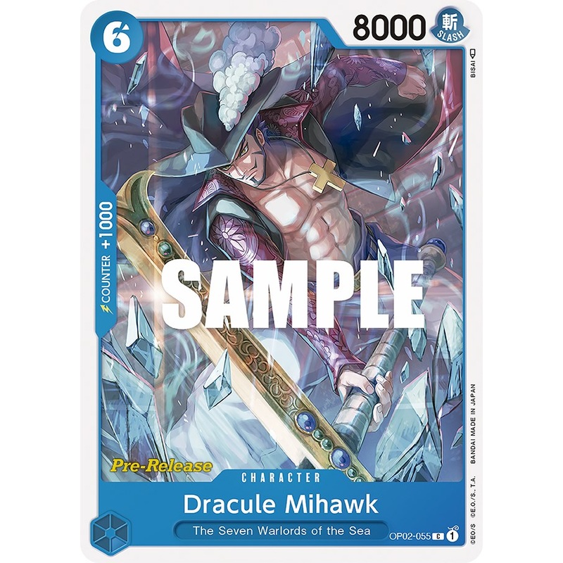 Dracule Mihawk [Paramount War Pre-Release Cards]