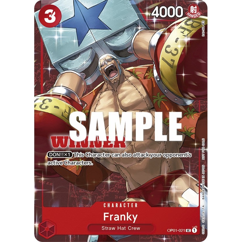 Franky (Tournament Pack Vol. 2) [Winner] [One Piece Promotion Cards]