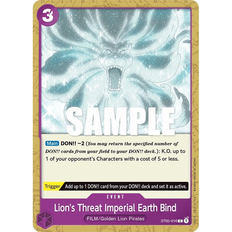 Lion's Threat Imperial Earth Bind [Starter Deck: Film Edition]