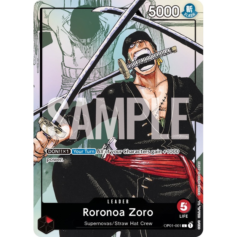 Roronoa Zoro (Alternate Art) [One Piece Promotion Cards]