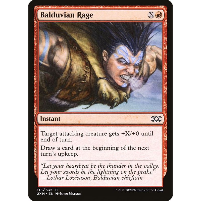 Balduvian Rage [Double Masters]