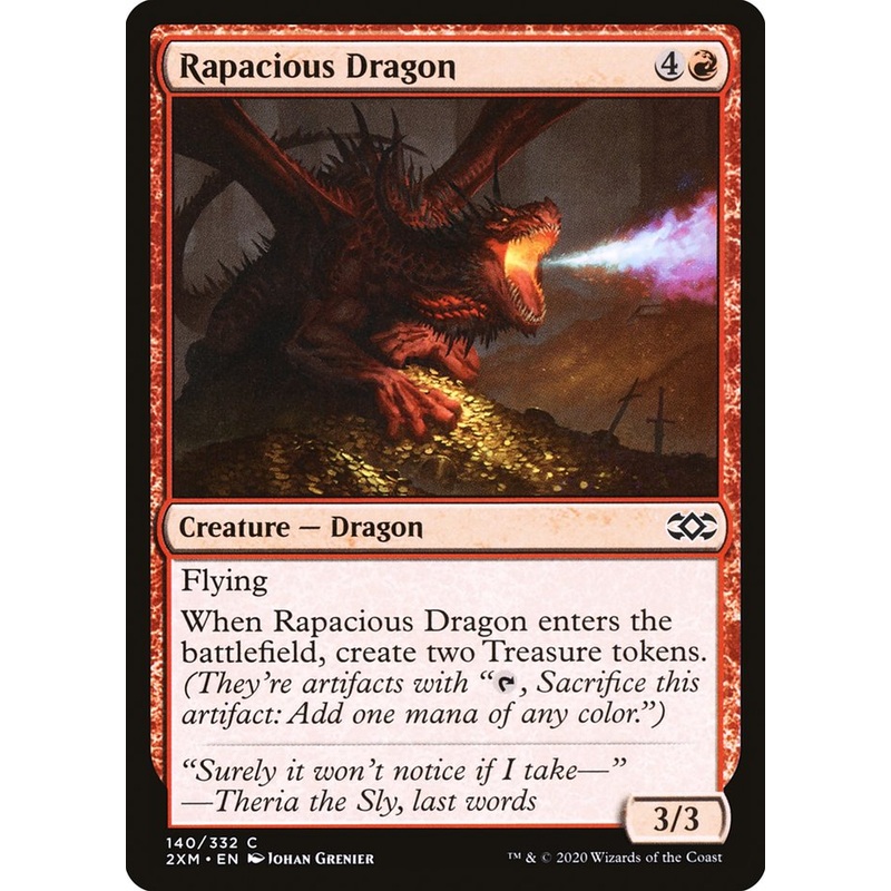 Rapacious Dragon [Double Masters]