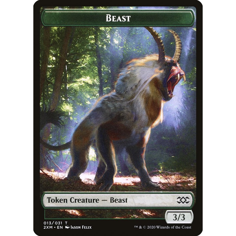 Beast Token [Double Masters Tokens]