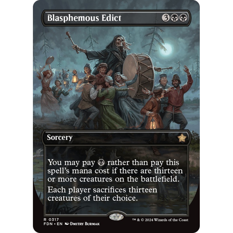 Blasphemous Edict (Borderless) [Foundations]