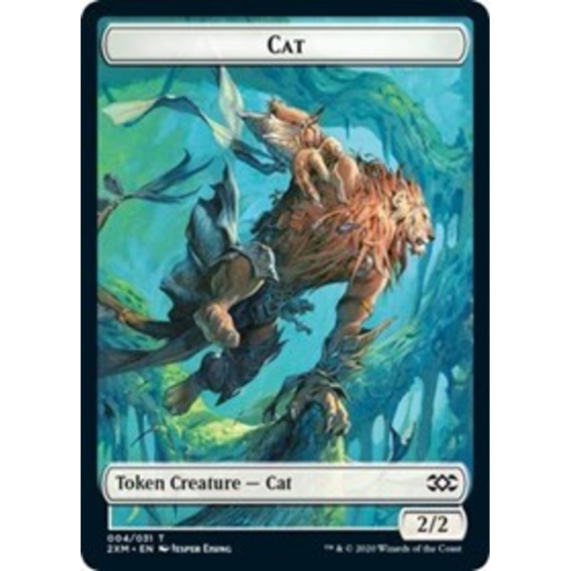 Cat // Copy Double-Sided Token [Double Masters Tokens]