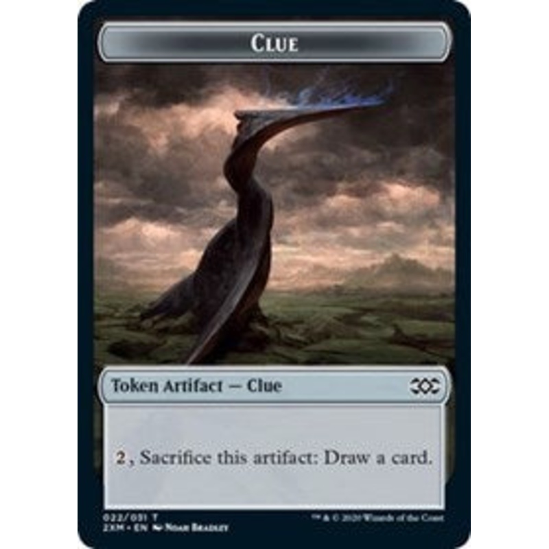 Clue // Servo Double-Sided Token [Double Masters Tokens]