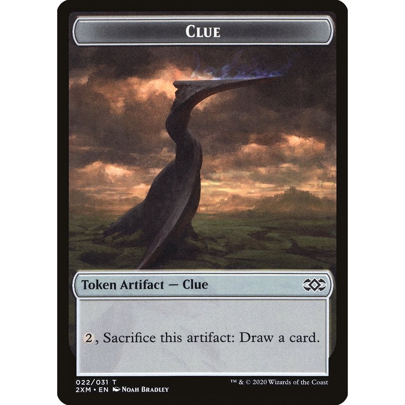 Clue Token [Double Masters Tokens]