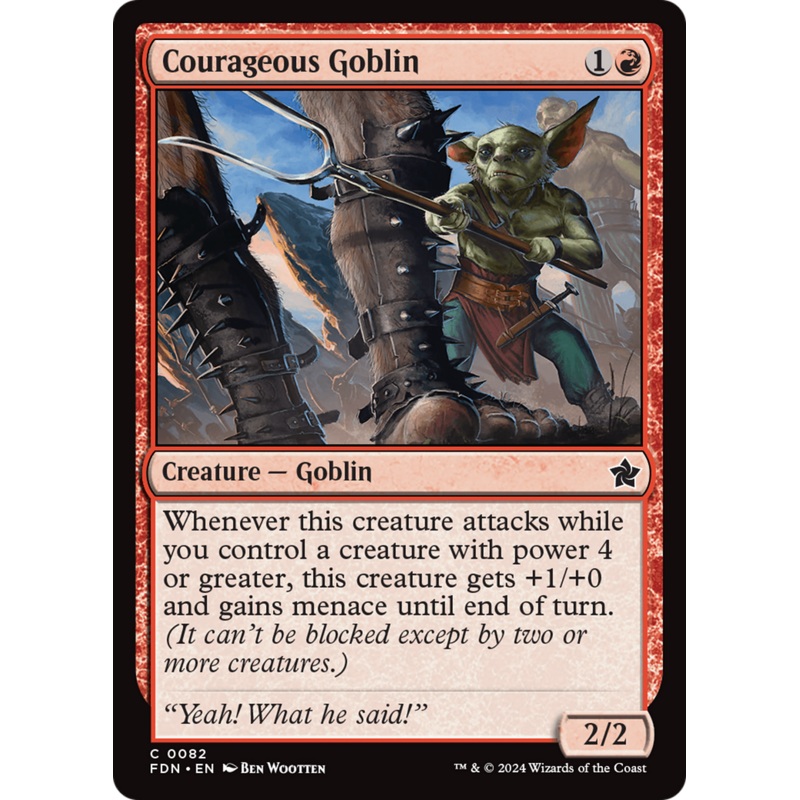Courageous Goblin [Foundations]