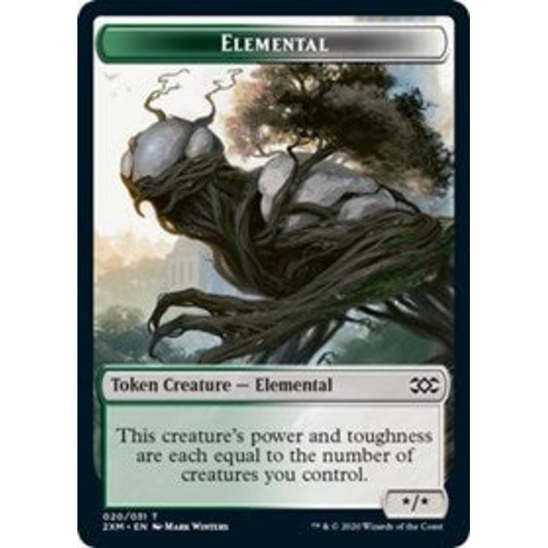 Elemental // Shapeshifter Double-Sided Token [Double Masters Tokens]
