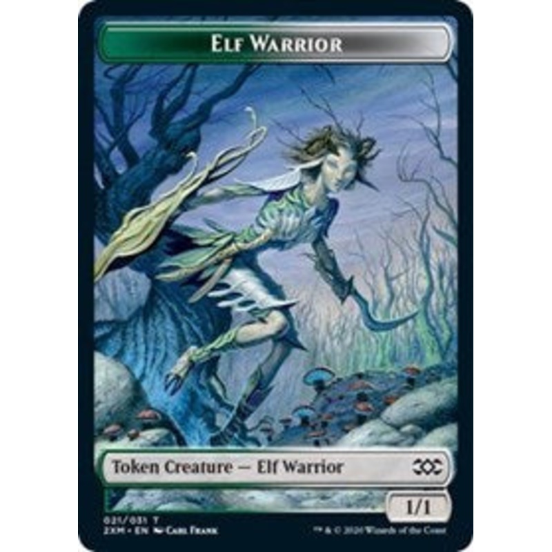Elf Warrior // Germ Double-Sided Token [Double Masters Tokens]