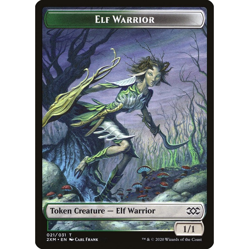 Elf Warrior Token [Double Masters Tokens]