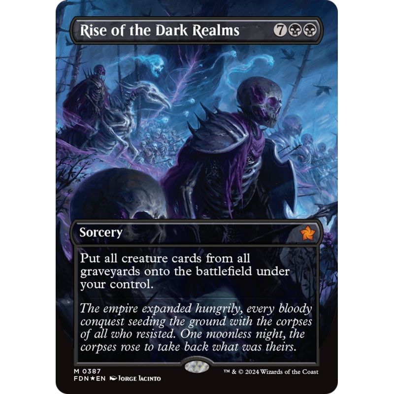 Rise of the Dark Realms (Borderless) (Mana Foil) [Foundations]