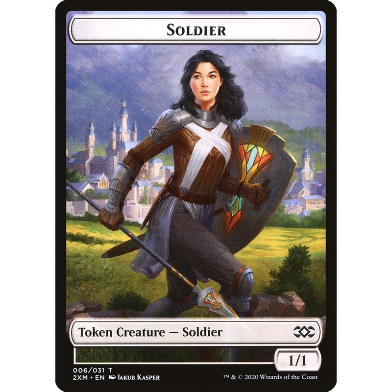 Soldier Token [Double Masters Tokens]