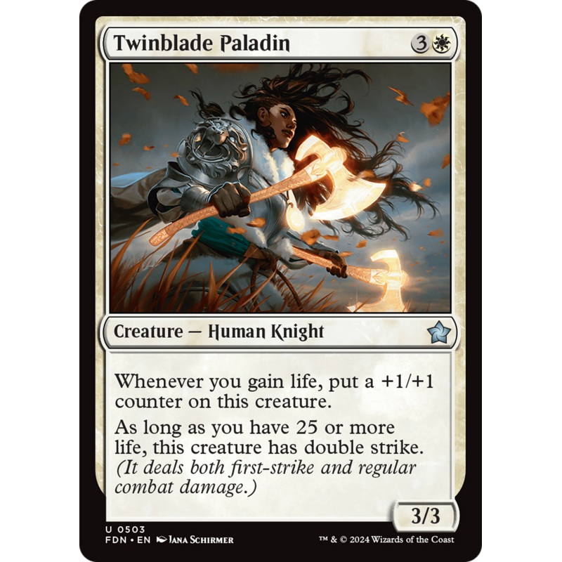 Twinblade Paladin [Foundations]
